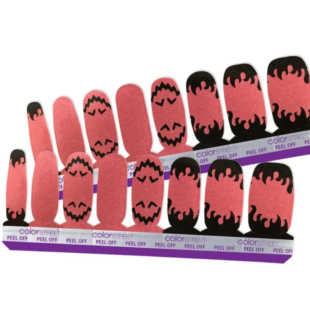 *Retired* Color Street: Hey Pumpkin | Halloween Orange Black Jack O’Lantern - Picture 16 of 16